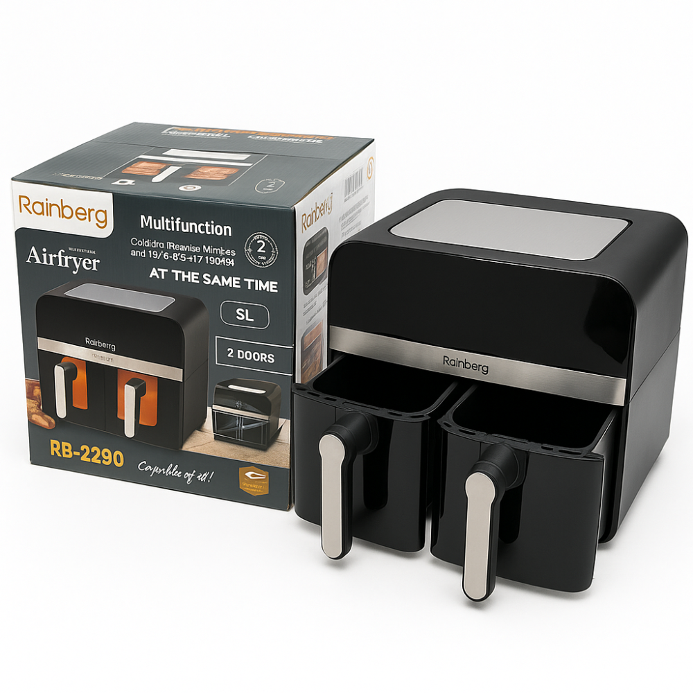 Домашняя фритюрница для фри, Аэрофритюрница электрическая безмасляная, Аэрогриль для запекания и жарки UC-78 Львов - изображение 1