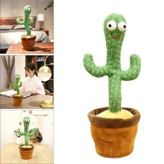 Интерактивный Танцующий кактус поющий Dancing Cactus ART:7450 | Отличный подарок для детей и взрослы Киев