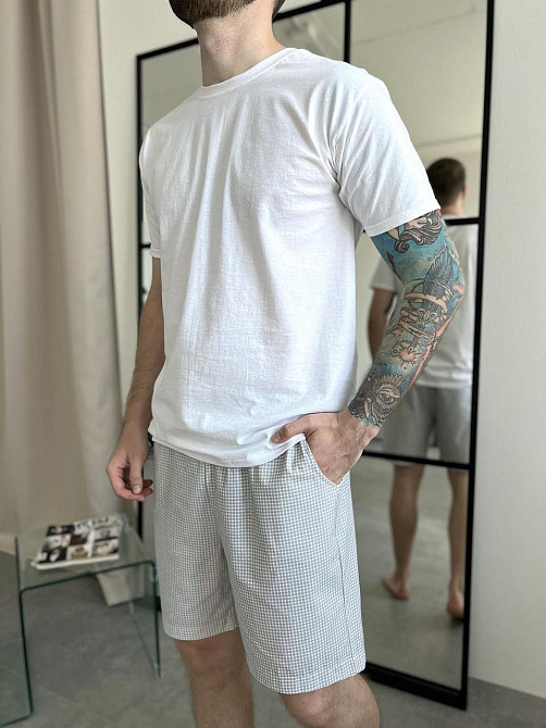 Шорти DUO унісекс, клітинка грейдж Київ - фото 7