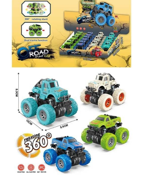 Набір машин YM 3307 F (18/2) 4 кольори, обертаються на 360 градусів, інерція, ЦІНА ЗА 1 ШТУК , шт Киев - изображение 1