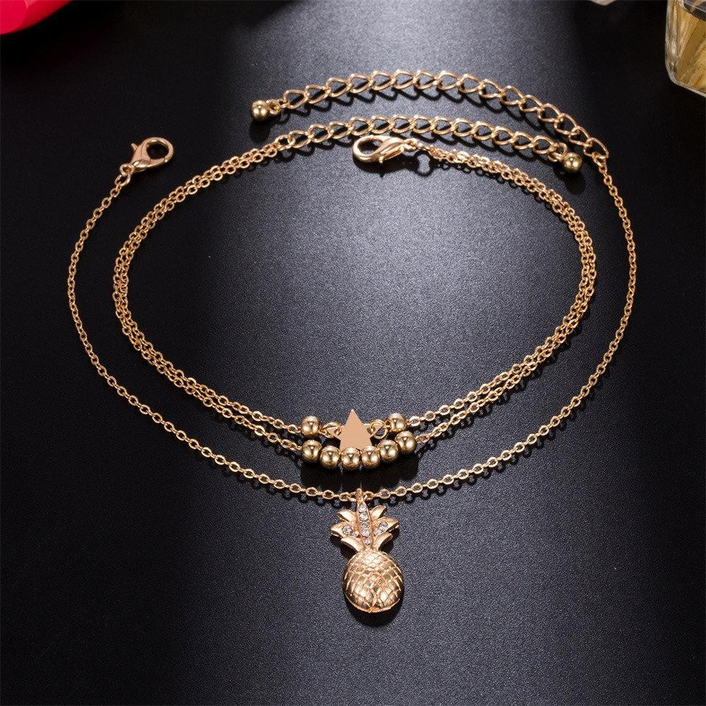 Браслет на ногу летний 2019 Ананас Киев - изображение 2