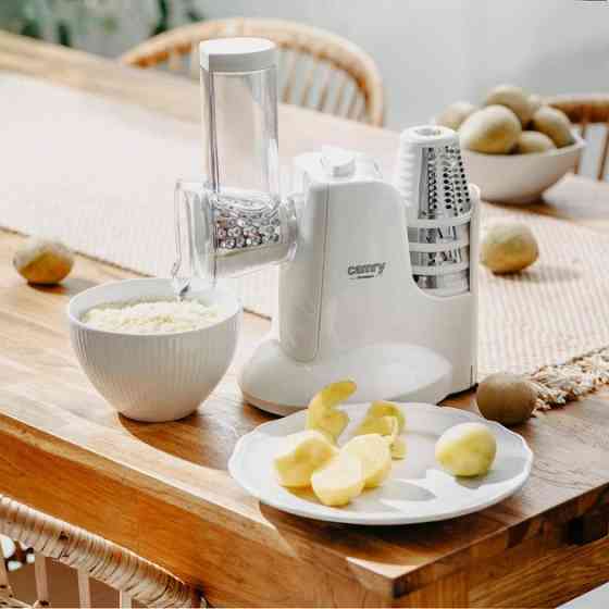 Електрична овочерізка Camry CR 4816 150Вт з 5 змінними насадками для швидкого овочів IG-38 Івано-Франківськ