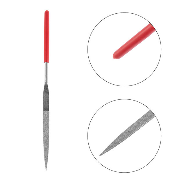 Набір алмазних надфілів, 10 шт., 140 мм INTERTOOL HT-3701 Київ - фото 9