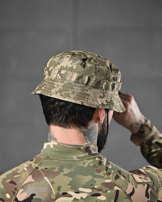 Тактична панама короткі поля піксель ДЛ6456 Одеса - фото 3
