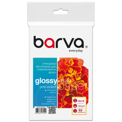 Фотобумага Barva 10x15, 150 g/m2, Everyday, Glossy, 60c (IP-CE150-418) Винница - изображение 1