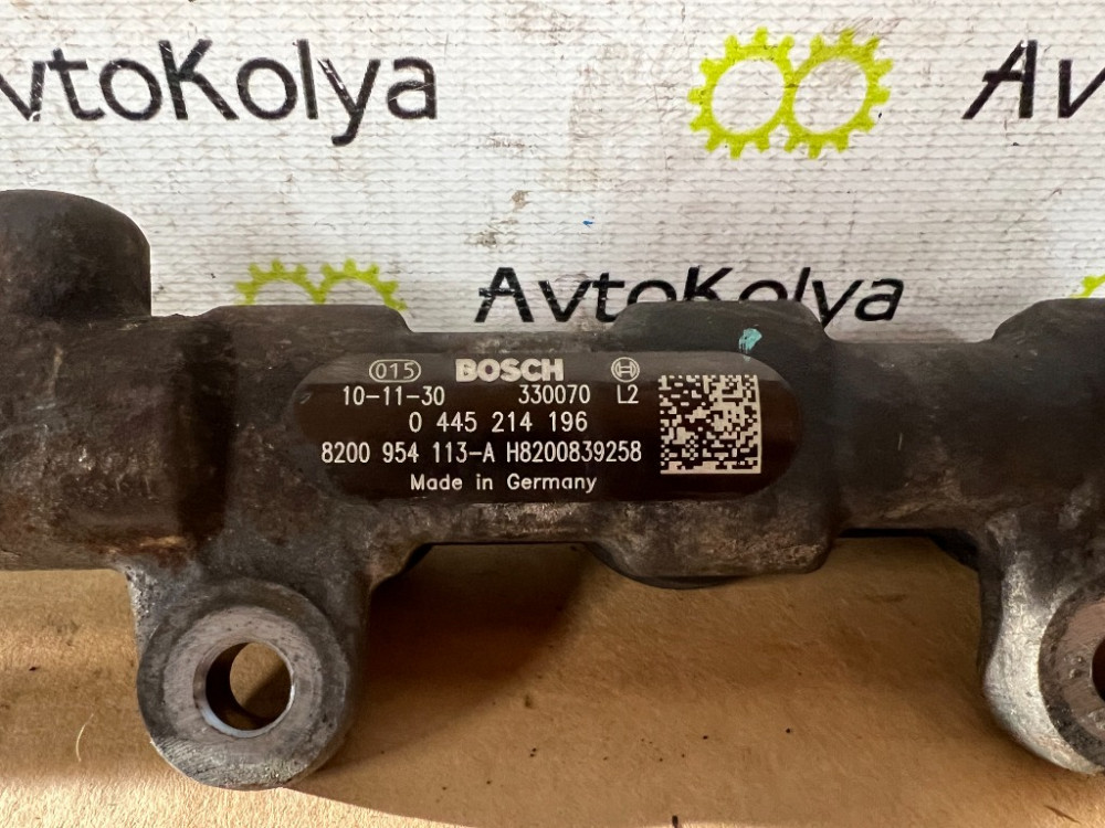 Паливна рейка (рампа форсунок) Nissan Primastar 2.0 dci 2007-2010 (0445214196) Euro 4 Ковель - изображение 2