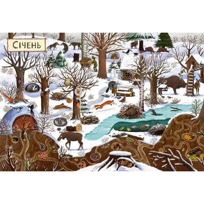 Книга Рік у лісі - Емілія Дзюбак Видавництво Старого Лева (9786176792789) Вінниця - фото 6