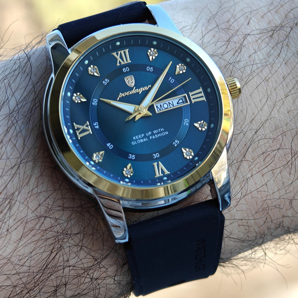 Годинник чоловічий наручний Poedagar Unique Men R-Line (2 ремінці) Вінниця - фото 8
