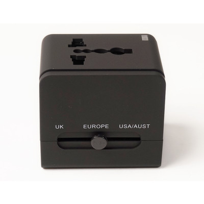 Зарядное устройство PowerPlant Международный адаптер 220В + 2*USB max2.1A (DV00DV5067) Винница - изображение 1