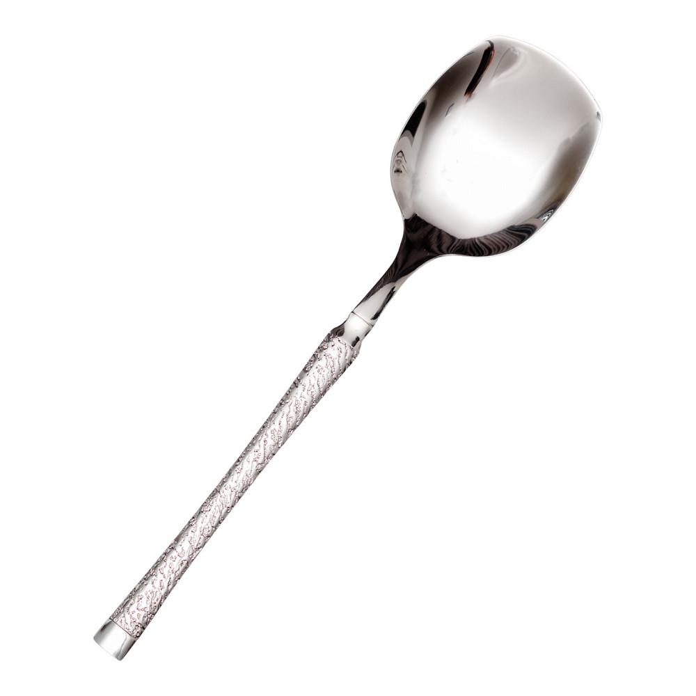 Ложка сервірувальна з нержавіючої сталі 25,5×6 (см) велика ложка для подачі страв HP-8-48 Коломия - фото 1