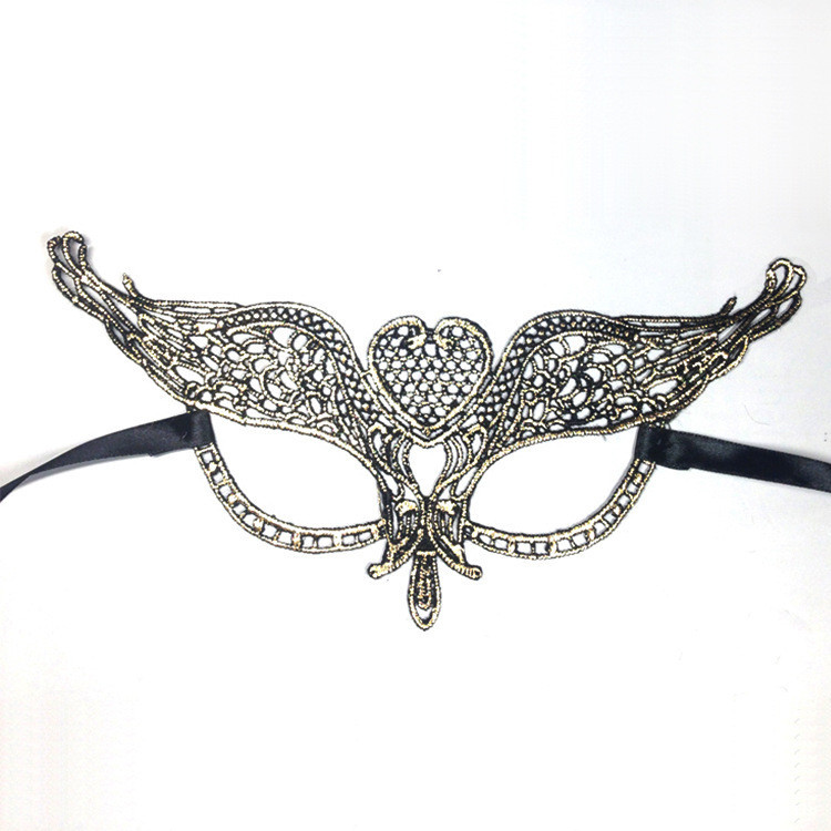 Маска маскарадна one size золотистий Київ - фото 3