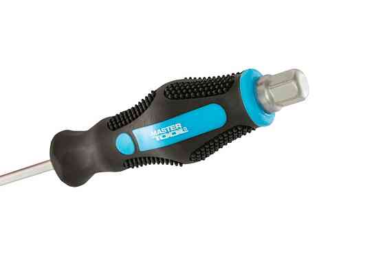 Викрутка ударна хрестова магнітна MASTERTOOL EXTERNAL HEX PH1х100 мм ручка з TPR покриттям 49-6110 Коломия