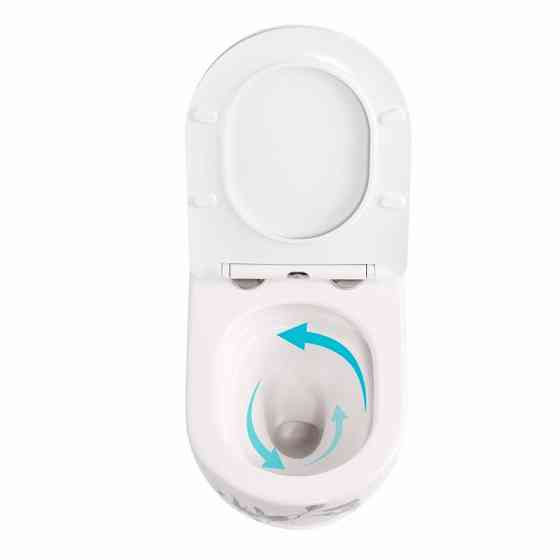 Унітаз підвісний Qtap Robin Ultra Quiet 520×365×340 мм, Marble, із сидінням Slim Duroplast/Soft-close/Quick Release Київ