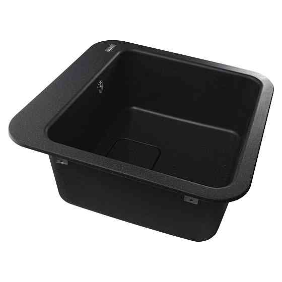 Гранитная мойка Globus Lux BARBORA графiт 510х510мм-А0001 (000009395) Киев