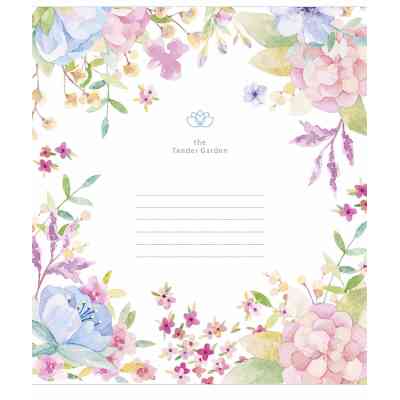 Зошит Школярик Tender Garden 12 аркушів лінія (012-3378L) Вінниця