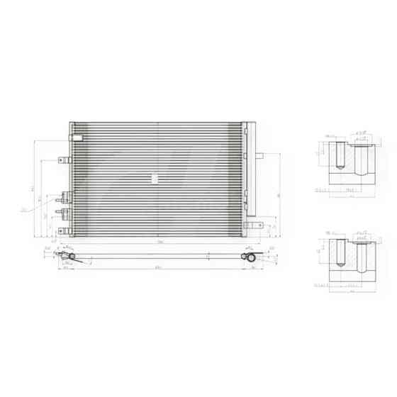 Радиатор Alfa Romeo 159, Brera 05- кондиционера Мукачево