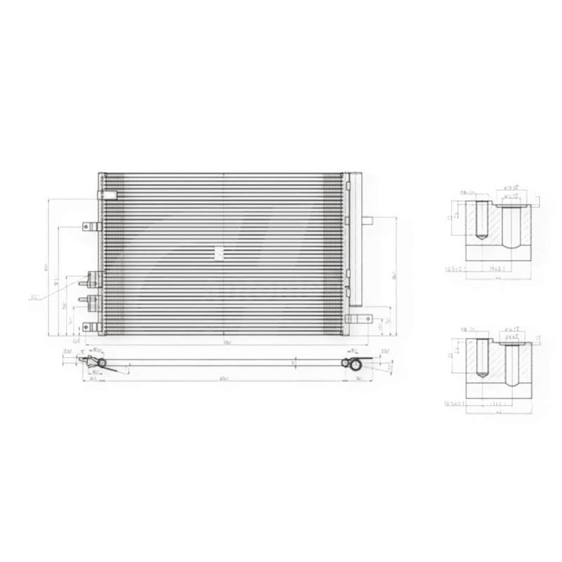 Радіатор Alfa Romeo 159, Brera 05-кондиціонера Мукачево - фото 1