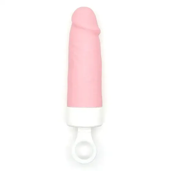 Вібратор CuteVibe Teddy Brown (Pink Dildo), реалістичний вібратор під виглядом морозива Львів
