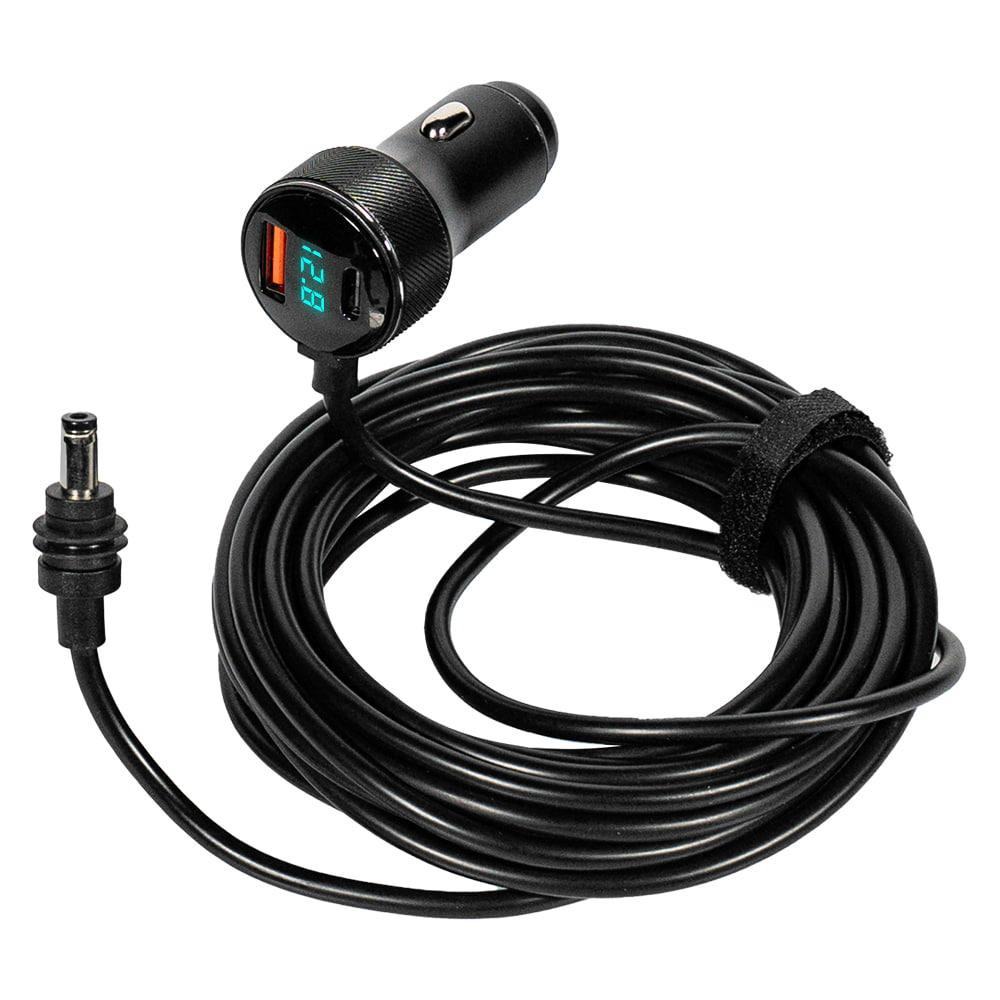 Кабель живлення для Starlink Mini E-NET автомобільний прикурювач/DC з USB Type-C та LED 5м (73-00658) Киев - изображение 2