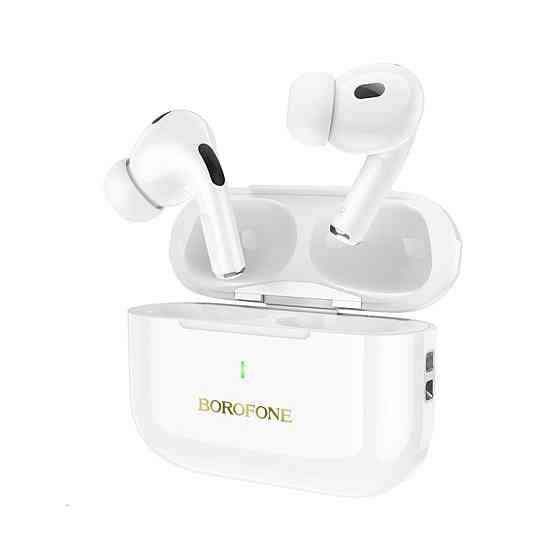 Навушники BOROFONE BW59 Plus True wireless ANC noise reduction BT headset White (6941991107467) Київ