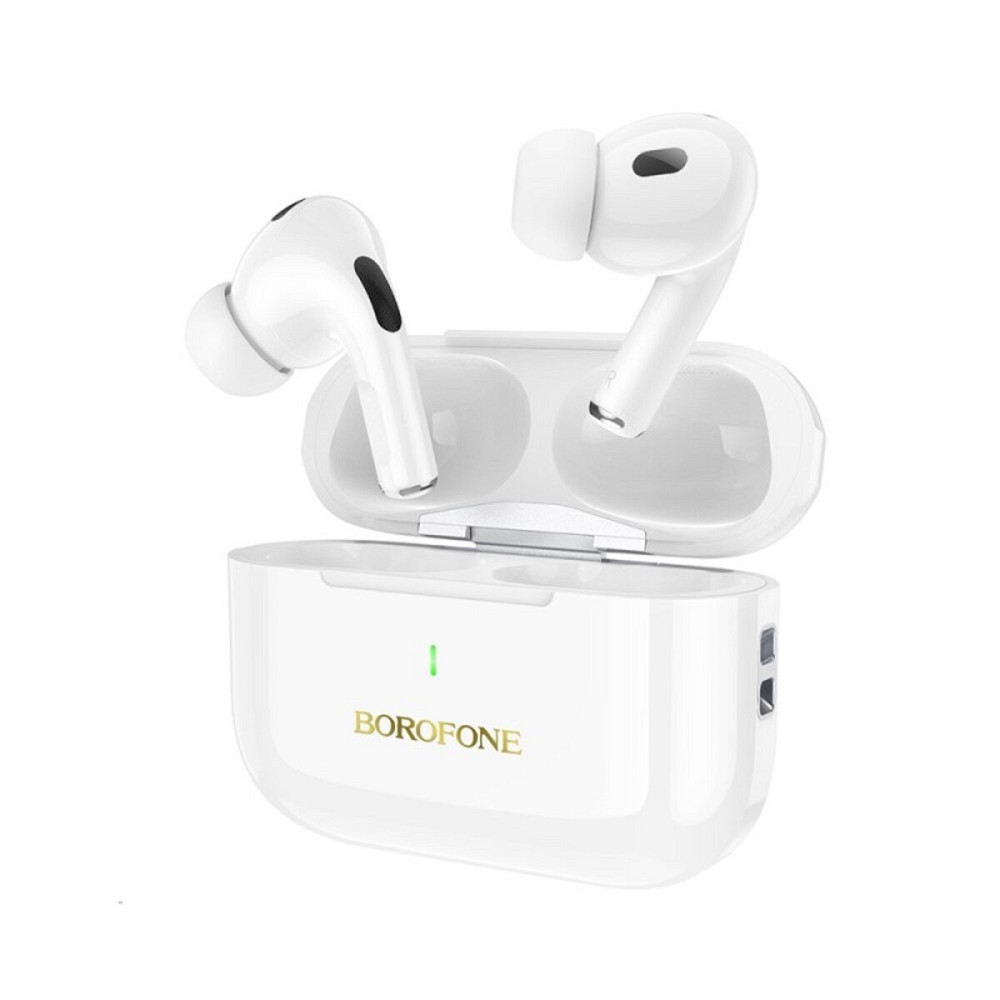 Навушники BOROFONE BW59 Plus True wireless ANC noise reduction BT headset White (6941991107467) Киев - изображение 1