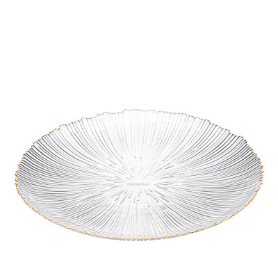 Тарелка Ardesto Mallow, 26.5см, скло, прозорий (AR5013) Винница - изображение 2