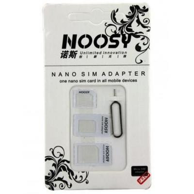 Адаптер для SIM-карт Noosy Adapter Nano SIM for all size (19712 / 15514) Вінниця - фото 1