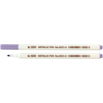 Художній маркер STA Маркер художній Paint STA 6551 1 мм, металік фіолетовий (STA6551-M06) Вінниця - фото 1