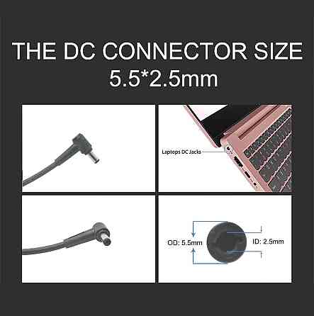 Зарядний пристрій для ноутбуку ASUS ROG 180 Вт, 19.5 В, 9.23 А, роз’єм 5,5×2,5 мм, зарядка для G750 G75 G46 G53 G55 G70 Київ