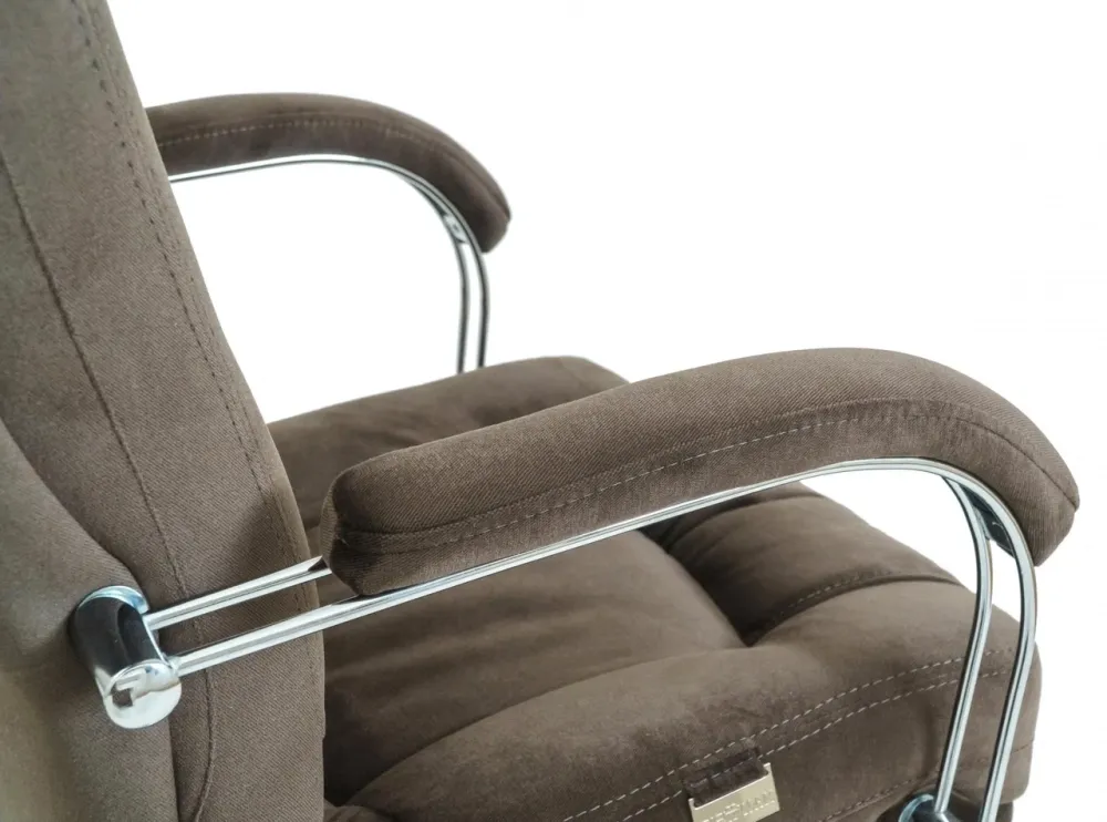 Офісне Крісло Керівника Richman Alberto Fankoni 35 -Missoni 11 Хром М1 Tilt Коричневий Київ - фото 4
