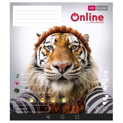 Тетрадь Школярик Online 48 листов линия (048-3420L) Винница - изображение 2