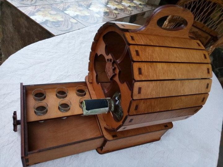 Міні бар «Бочка» із чарками В-017 Київ - фото 6