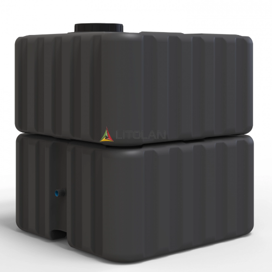 Душ літній 75л 600*600*275мм 3 шари (чорний,синій) LITOLAN Житомир