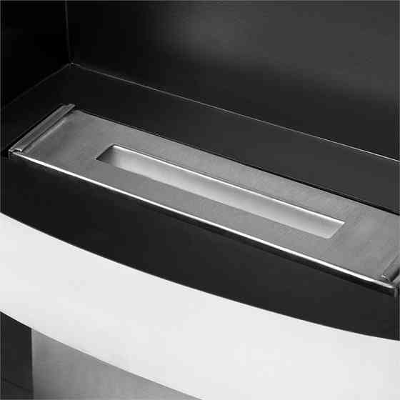 Безпечний пальник для каміна Phantasma Tower з неіржавкої сталі срібло (Німеччина, читати опис) Рівне