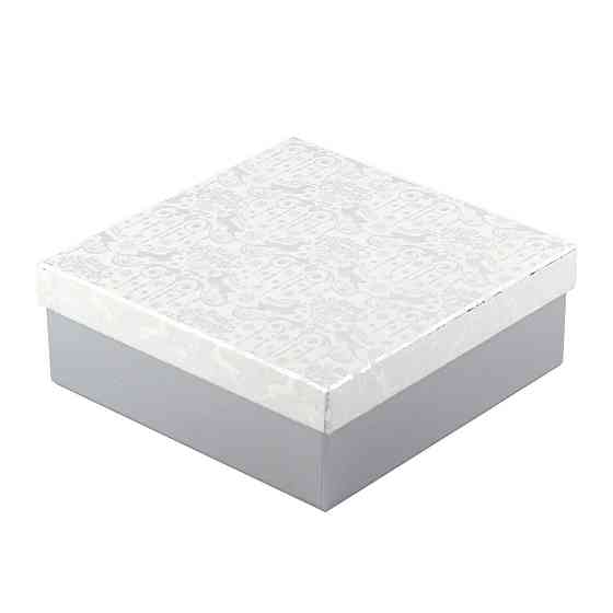 Коробка подарункова "Silver" 20 х 20 х 8 см Рівне