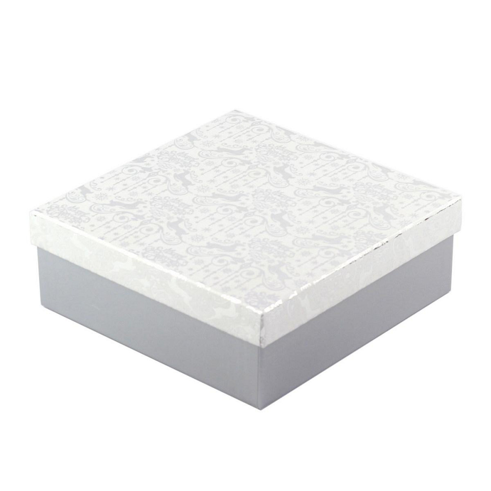 Коробка подарункова "Silver" 20 х 20 х 8 см Рівне - фото 1