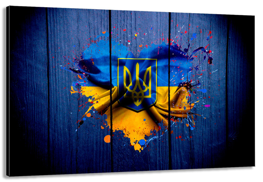 Картина холст в гостиную / спальню  Українське серце     MLP_210 80х160см Киев - изображение 1