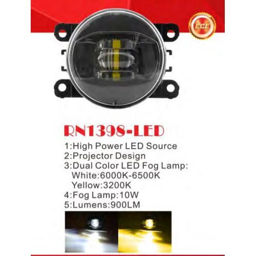 Дополнительные LED фары Renault/HD/NS/MB/SZ Cars RN1398-12V 10W 900Lm 3000K и 6000K с электропроводкой Харьков - изображение 1