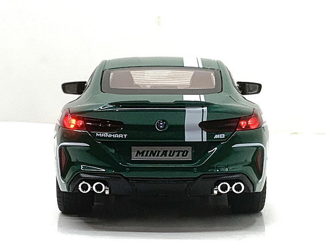 Машина Автосвіт BMW M8 інерційна відчиняються двері капот багажник 20 см Зелена (AP-2056) Чернигов - изображение 4