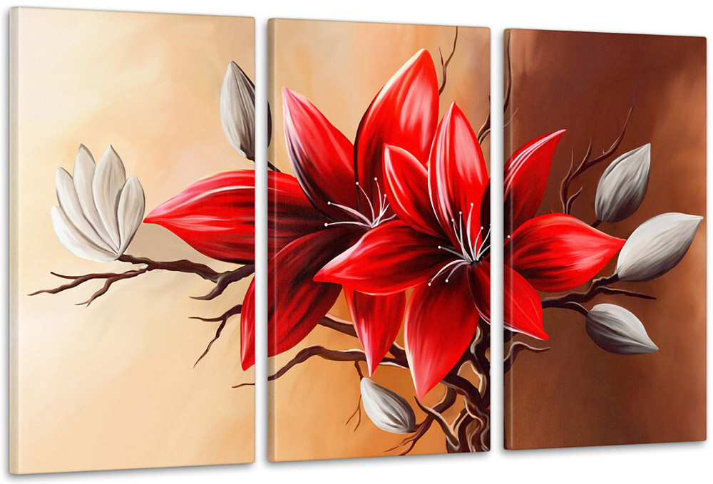 Модульна картина Абстракція Коліри Art-154_3А 70x130 см Київ - фото 1