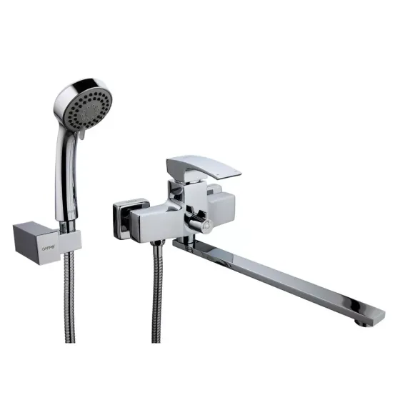 Змішувач для ванни GAPPO G2207 з душовим гарнітуром, хром Київ