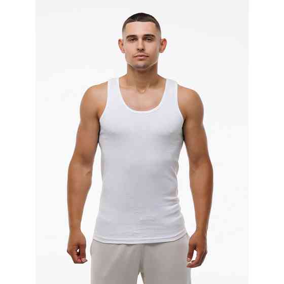 Набір чоловічих майок зі 100% бавовни 3 шт Наталюкс 21-1103 S Київ