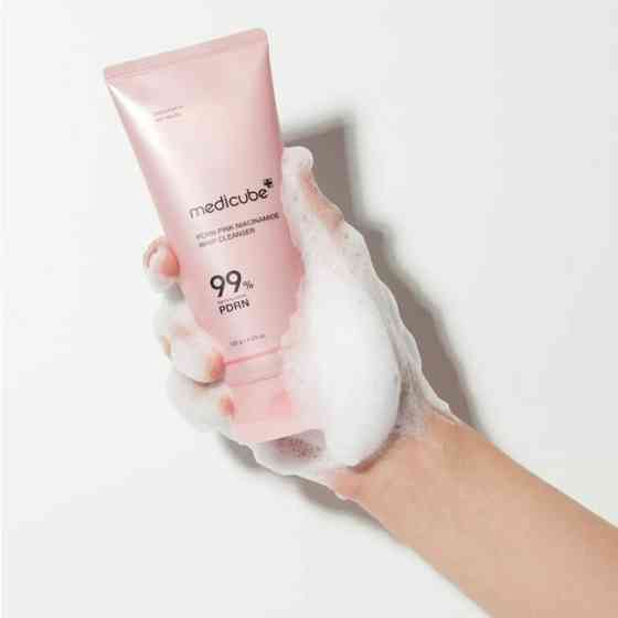 Пенка для умывания с полинуклеотидами и ниацинамидом PDRN Pink Niacinamide Whip Cleanser Medicube 120 г Киев