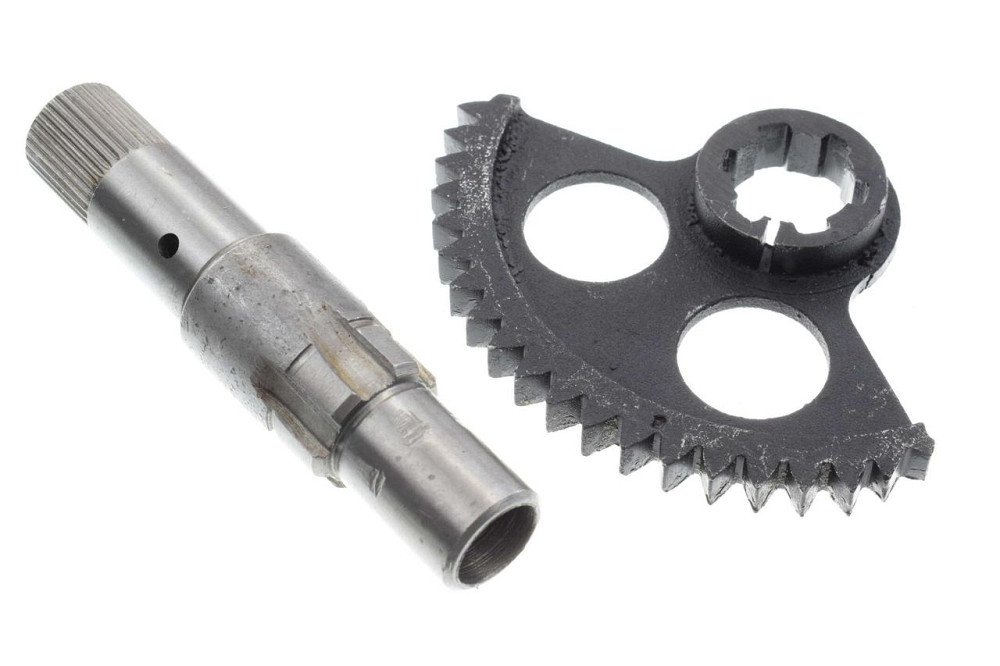 Вал заводной (КПП) ИЖ (+ сектор кикстартера) Мукачево - изображение 1