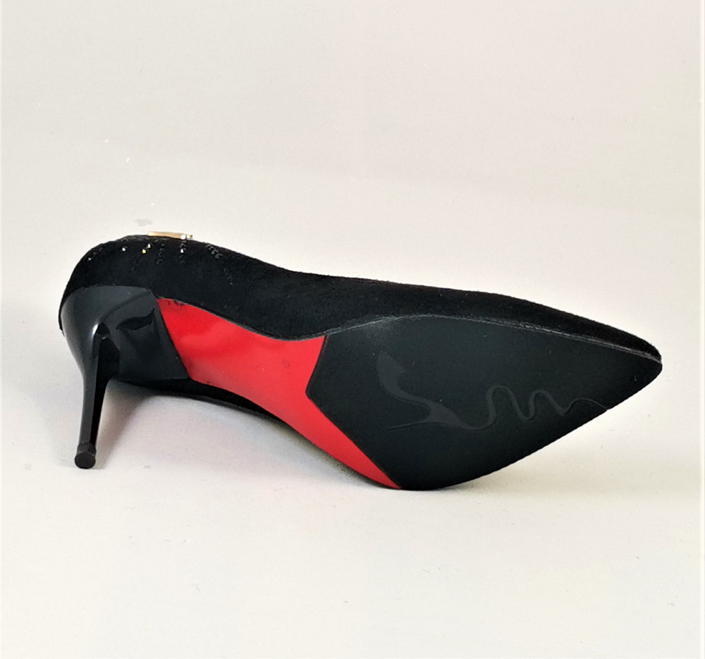 Жіночі Чорні Туфлі на Каблуці Шпильке Замшеві Модельні (розміри: 36,37,38) — 69-1 Дніпро - фото 3