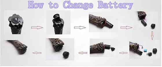 Светящаяся волшебная палочка Дамблдора RESTEQ — Бузинная палочка Гарри Поттер с подарочной коробкой Киев