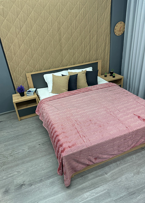 Плед-покривало 200х230 см (+-5см) Пудровий (87-249) Київ - фото 6