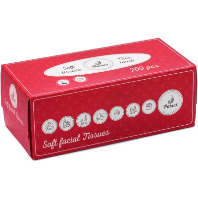 Салфетки косметические Parus 2 слоя 200 шт. (4820205440229) Винница - изображение 1