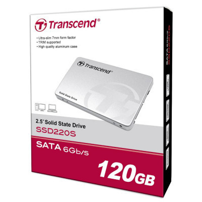 Накопичувач SSD 2.5" 120GB Transcend (TS120GSSD220S) Вінниця - фото 5