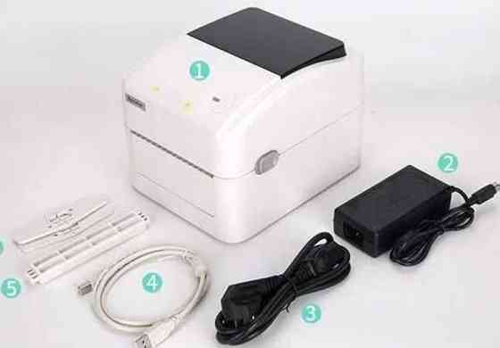 Принтер этикеток Xprinter XP-420B Bluetooth+USB печать Новой Почты BT. Харьков